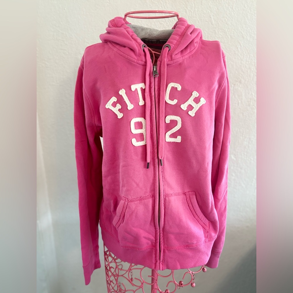 Abercrombie and finch zip up hooded sweater